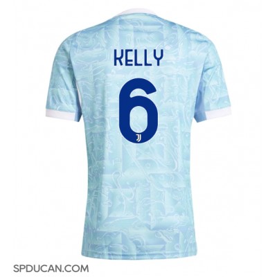 Muški Nogometni Dres Juventus Lloyd Kelly #6 Gostujuci 2025-26 Kratak Rukav Muški Nogometni Dres Juventus Lloyd Kelly #6 Gostujuci 2025-26 Kratak Rukav